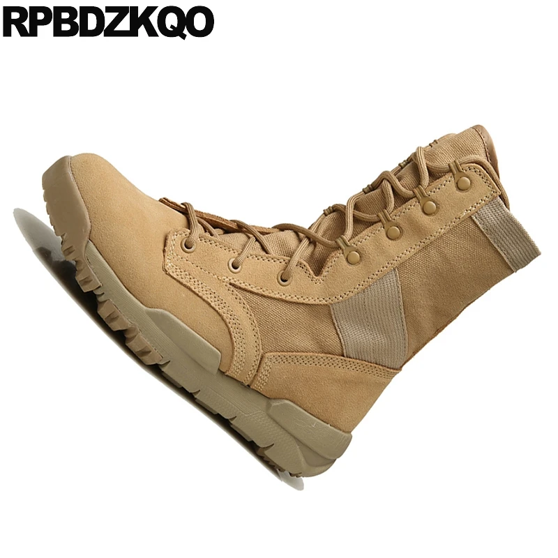 Lacent Avant Chaussures Automne Noir khaki Vintage Cheville Désert Taille Véritable Militaire 10 Cuir Femmes Plat Toile En Bottes Combat Casual Grande Suede stxdCrhQ