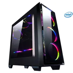 S41 Intel I3 8100 компьютер PC 4 ядра 1 ТБ HDD 4 ГБ Оперативная память Desktop 6 бесплатная поклонников Integrated Графика карты 110 В-240 В 400 Вт дома Ofiice