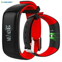 P1 SmartBand трекер Smart часы Приборы для измерения артериального давления Мониторы Smart Band шагомер браслет Фитнес браслет для IOS Andriod