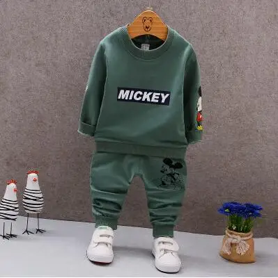 

New Kids Clothing Sets Long Sleeve T-Shirt + Pants, Autumn Spring Children's Sports Suit Boys Clothes Girls Fashion Cartoon suit