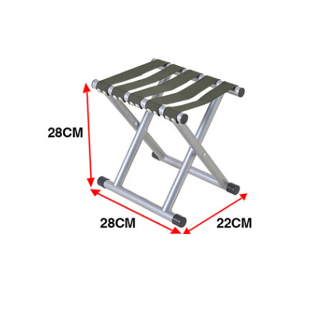 Складные табуреты, стулья для отдыха на открытом воздухе, переносная скамейка, пляжное кресло, Сверхлегкий, для путешествий, рыбалки, кемпинга, туризма, пикника, кресла - Цвет: Small green
