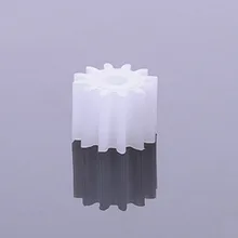 20 штук пластиковые игрушки передач шпинделя передач 0,5 Модуль 12 зуб