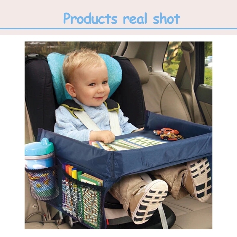 Детский автомобильный стол водонепроницаемый портативный стол диван-кровать в машине лоток для хранения Путешествия Авто детское безопасное сиденье младенческий держатель для коляски