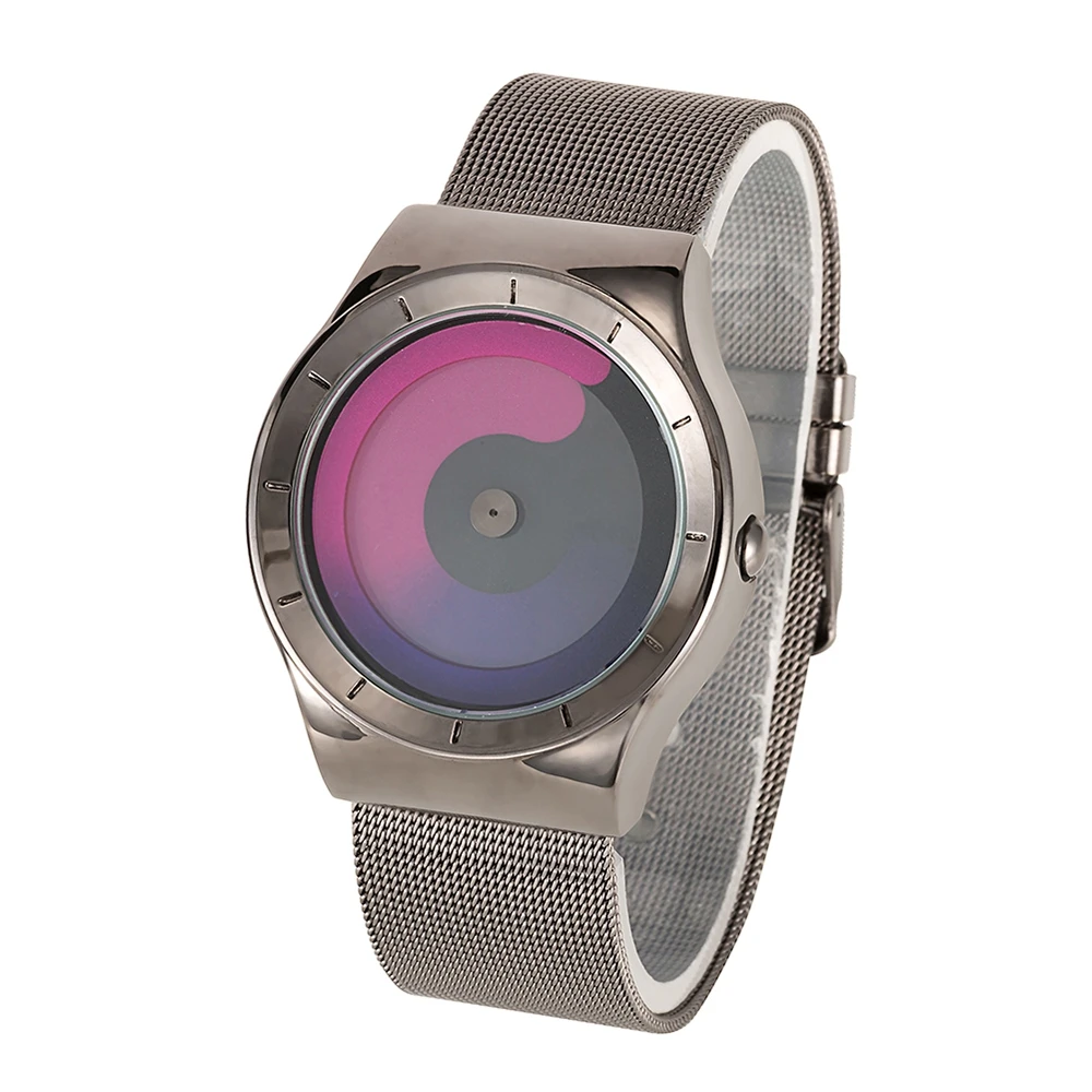 

Men Quartz Watch Clock Personality Disc Lovers High-end Steel Band Creative Cost Wrist Watch Top Brand Luxury Montre Homme