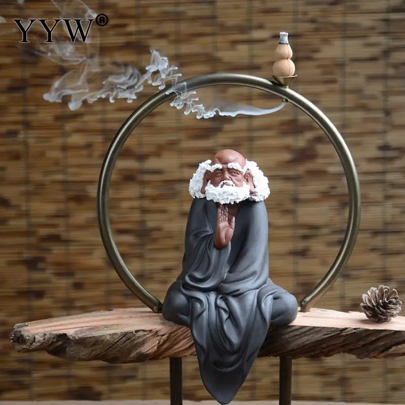 

Incense Burner Backflow Incense Cones Or Tower Holder Tibetan Censer Aroma Oud Burner Incenso Aromatherapy Ceramic Home Decor