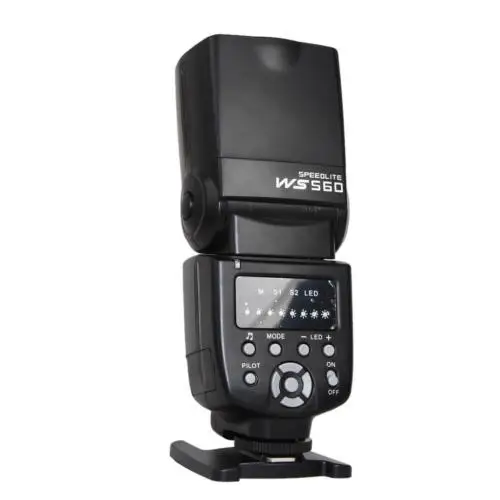 

WS-560 LED Flash Speedlite Speedlight for Canon Pentax DSLR Camera High Quality Camera Accessories Flash Light Free Shipping