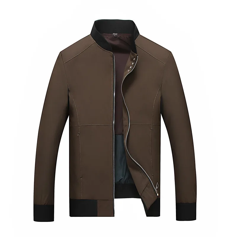 Большие размеры 8XL 7XL Для мужчин куртка Новые поступления Осенняя мода Куртки с длинными рукавами Для мужчин Slim Fit Повседневное Jaqueta Masculina