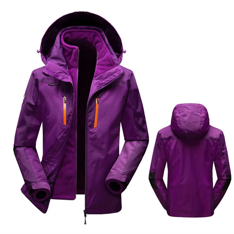 Женская зимняя Лыжная куртка 3 в 1 с защитой от ветра|brand ski jacket|jacket brandwaterproof windproof |