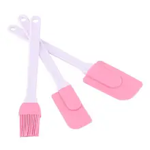 Силиконовый противень для выпечки хлеба шеф-повара Кондитерская масляная краска щетка для шашлычницы щетка силиконовая для выпечки для барбекю инструмент набор из трех предметов