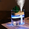Humidificador de aire ultrasónico de 160ML, difusor de aceites esenciales con USB, purificador de aire, difusor de anión para el coche, con luz de Color de Cactus ► Foto 1/6