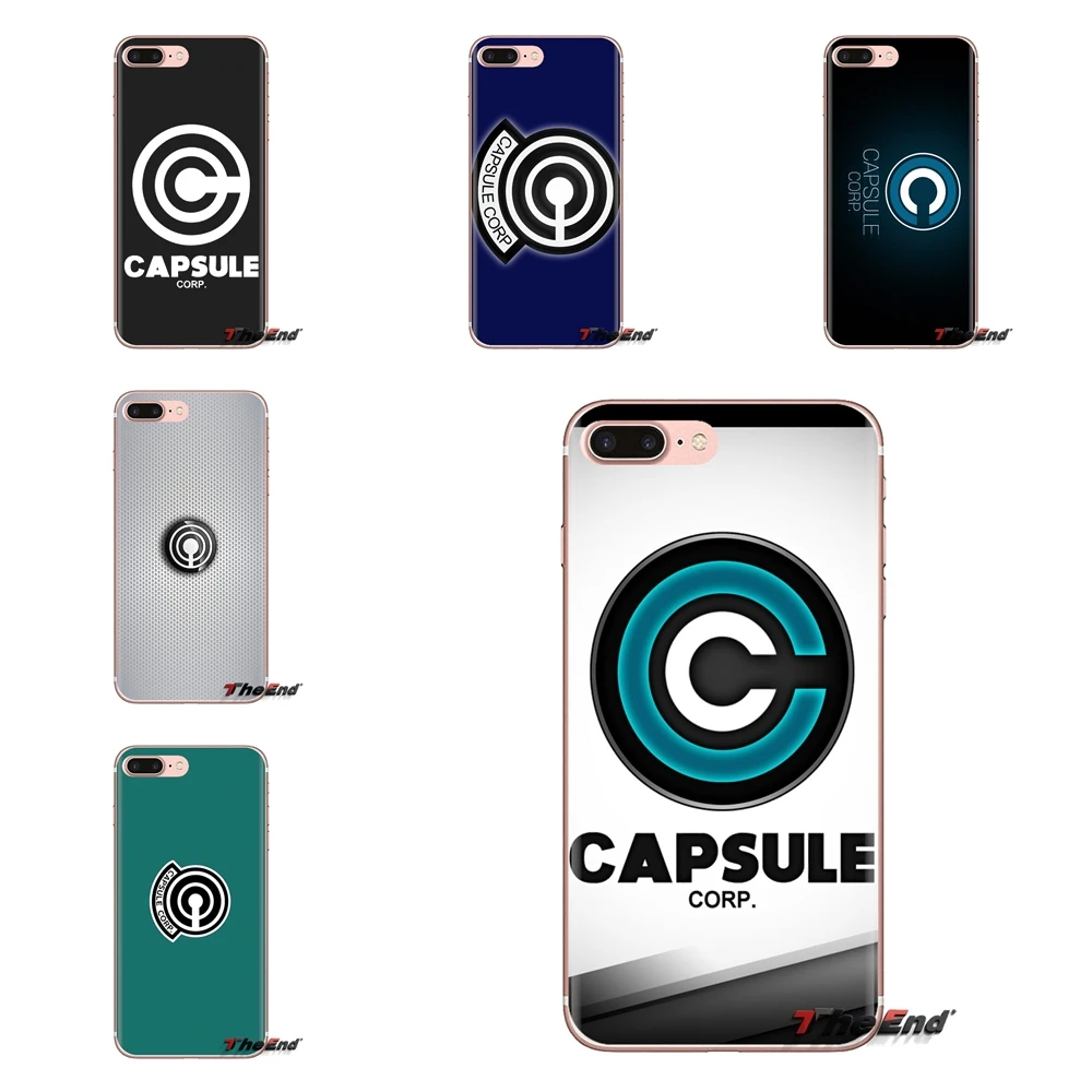 Silicone Cases Cover For iPod Touch Apple iPhone 4 4S 5 5S SE 5C 6 6S 7 8 X XR XS Plus MAX Anime Dragon Ball Z Capsule Corp Logo |
