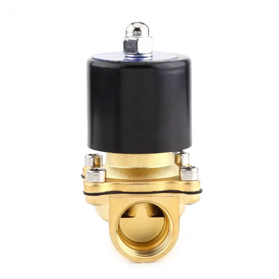 1 шт. Электрический Соленоидный клапан для воды газа масла латуни DC24V 3/4 &quotDN20