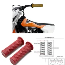 Алюминиевый резиновый гелевый мотоцикл 7/" 22 мм с ЧПУ рукоятка рукоятки мотор аксессуары для мотоцикла YAMAHA HONDA KTM SUZUKI