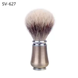 SV-627 класс высокое качество волос барсука металлическая ручка бронзовая борода лица искусство бритья Кисть Косметика Макияж помазок