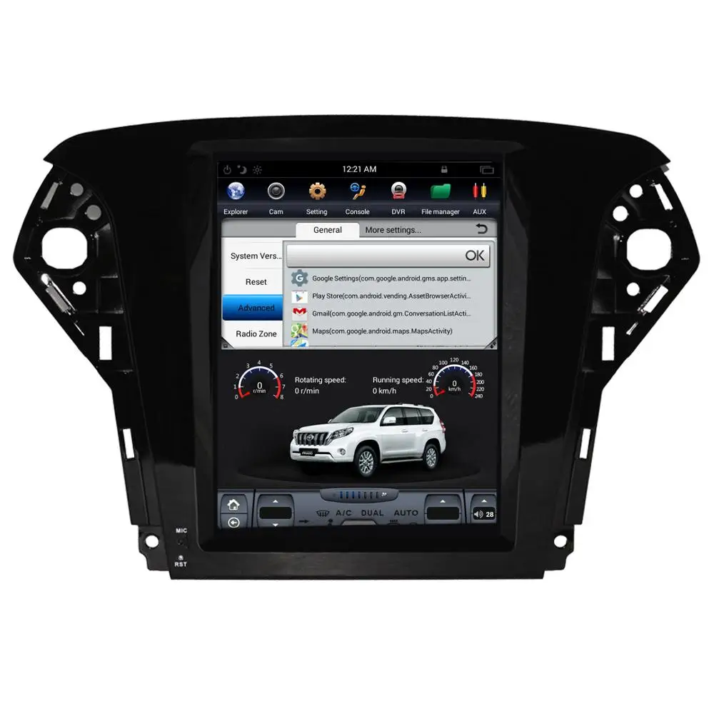 Android 8 Tesla Стиль Нет DVD плеер gps навигация для Ford Fusion Mondeo 2007-2010 головное устройство Черный мультимедиа радио рекордер