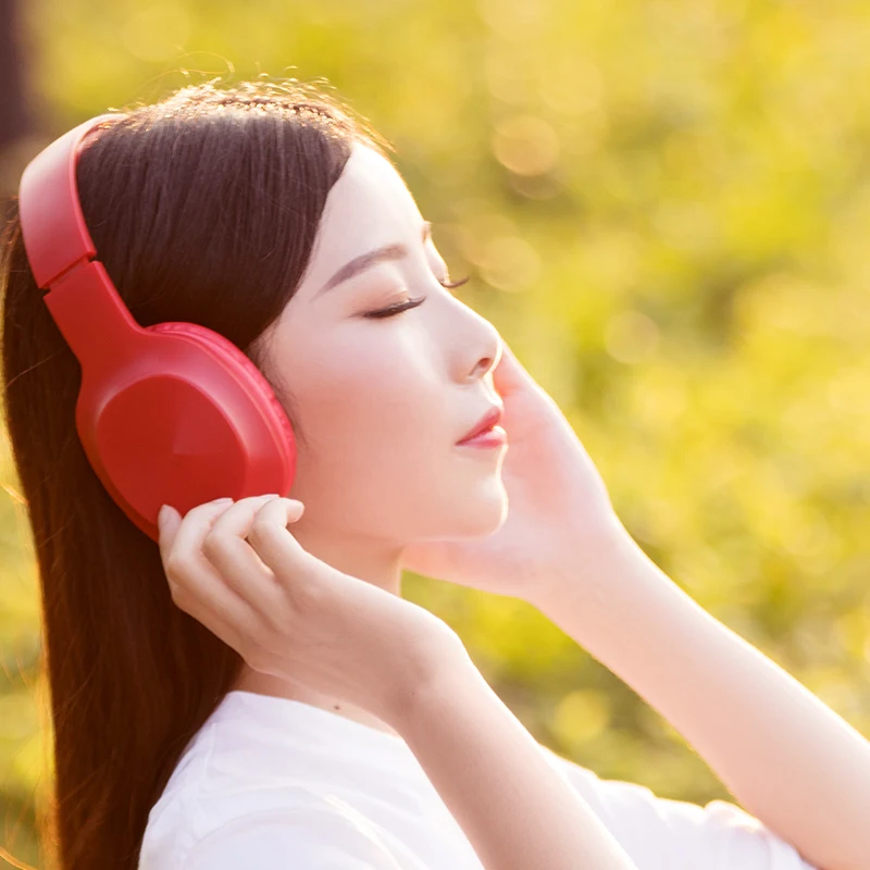  Over-ear Wireless Headphone 800mAh Bluetooth Headset Foldable Headphone Adjustable Earphones With M