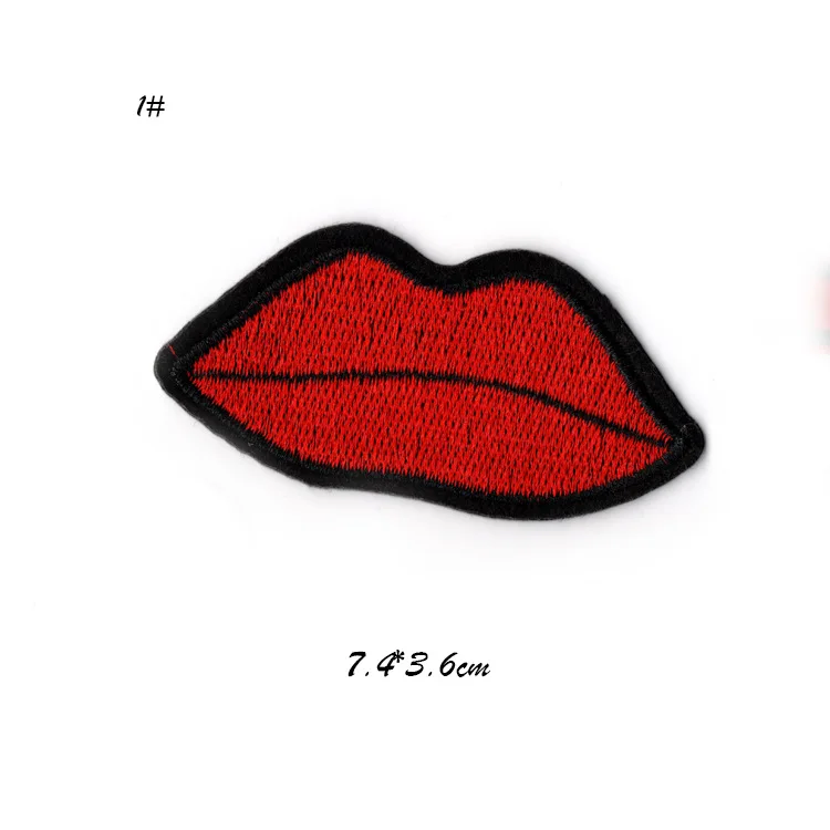 mouth lips patches for clothes 2