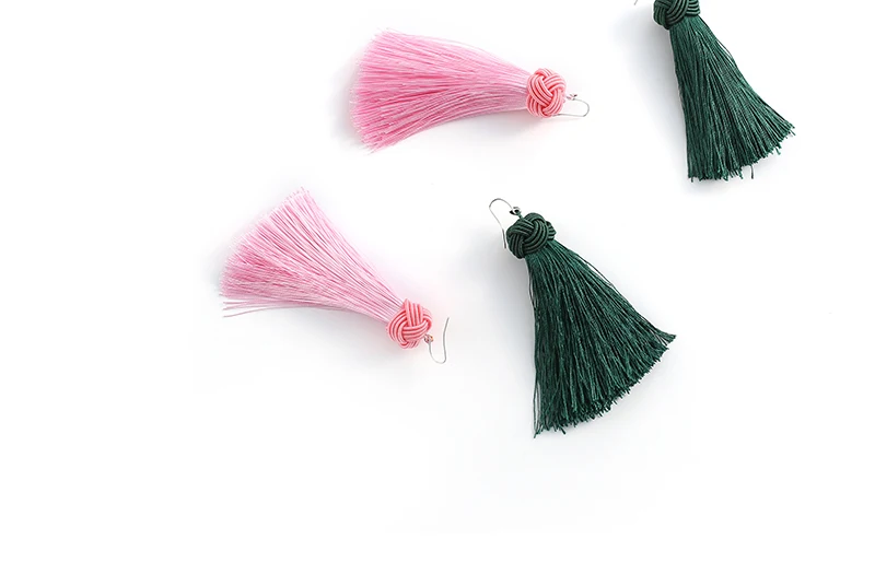 BTSETS Long Tassel Fringe Earrings Women Bohemian Dangle Drop Earring Wedding Statement Hanging Earrings Fashion Jewelry (5)