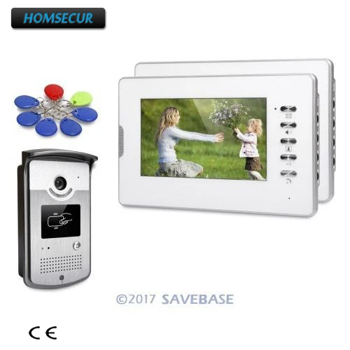 

HOMSECUR 7inch Video Door Intercom System with Mute Mode for Home Security for Apartment