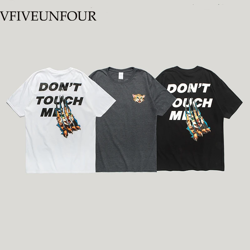

VFIVEUNFOUR Cotton Printing Style T-shirt 2019 New Arrival Summer Casual Harajuku Hip Hop T Shirt Men Women Graphic Tees Fashion