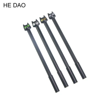 

4 X Cute Kawaii Black Cat Gel Pen Kawaii Korean Stationery Creative Gift School Supplies 0.5mm