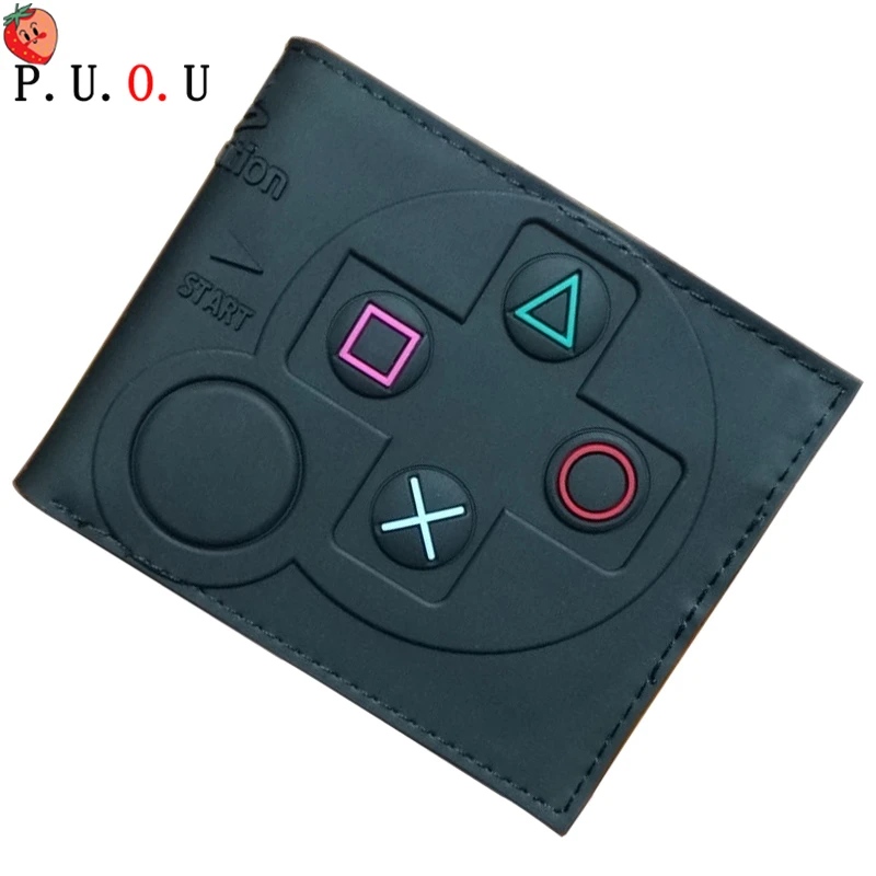 PUOU 2019 хит 3D дизайн кошелек для игр аниме мультфильм Playstation кошельки из ПВХ