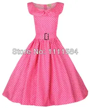 free shipping ROCKABILLY KLEID PETTICOAT POLKA DOTS ABENDKLEID Tartan rockabilly dress summer style dress
