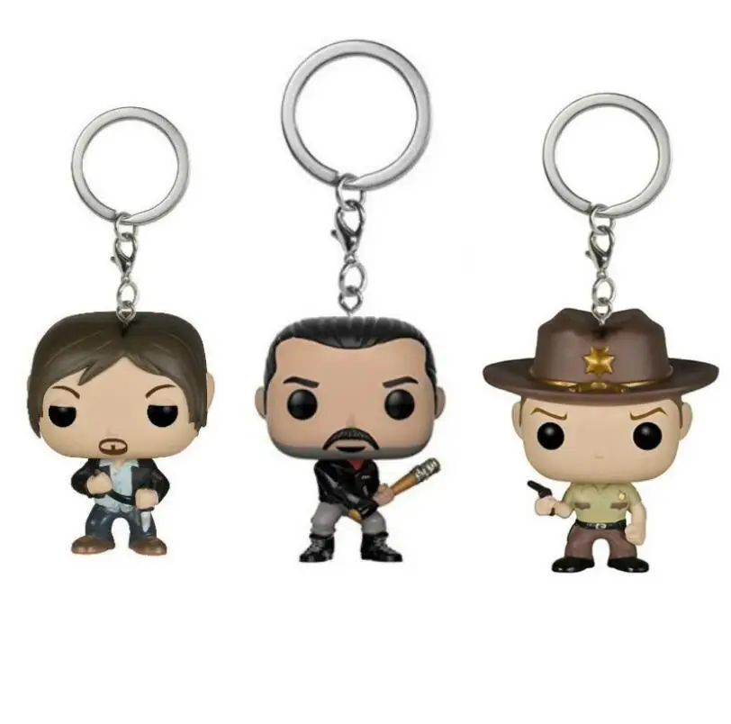 The Walking Dead Daryl Dixon Negan Friday the 13th JASON VOORHEES экшн-фигурки Рик Граймс брелок игрушки