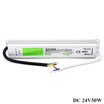 

24V Outdoor Waterproof ip67 Power Supply AC 90-250V to DC 24V 50W Electronic Led Driver Constant Voltage Power Supply for Light