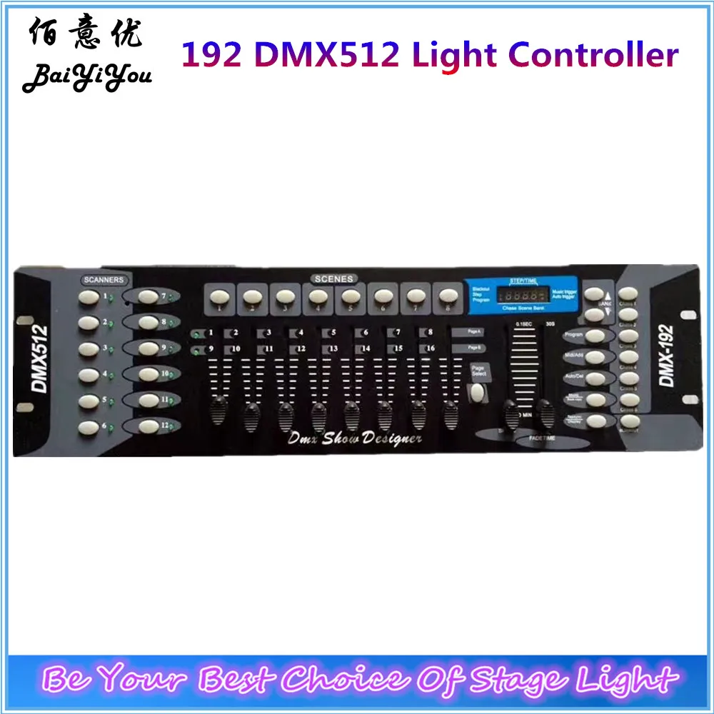 

1pc/Lot Free Shipping 192 DMX 512 Stage DJ Light Controller Moving Head Par Light Controller PAR Light Controller