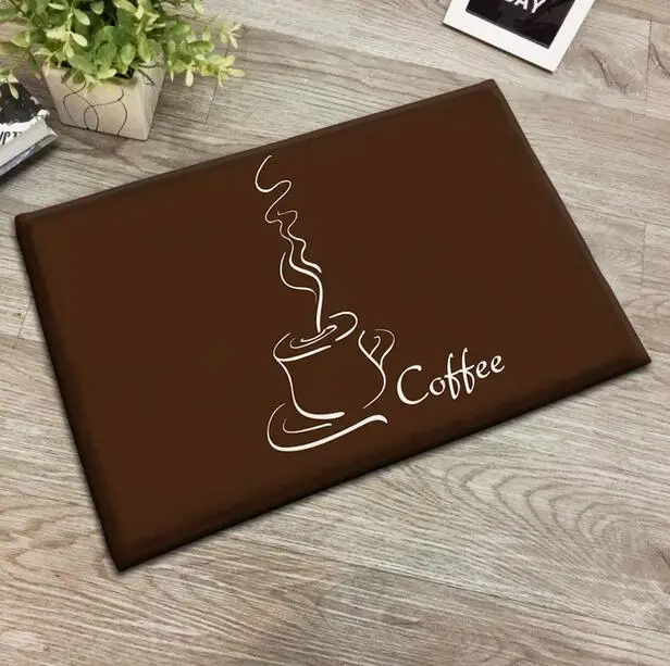 3D Coffee Cup Doormat Area Rugs Floor Carpet Non-slip Floor Door Mats for coffee house Living Room Kitchen Floor Stairs Area mat