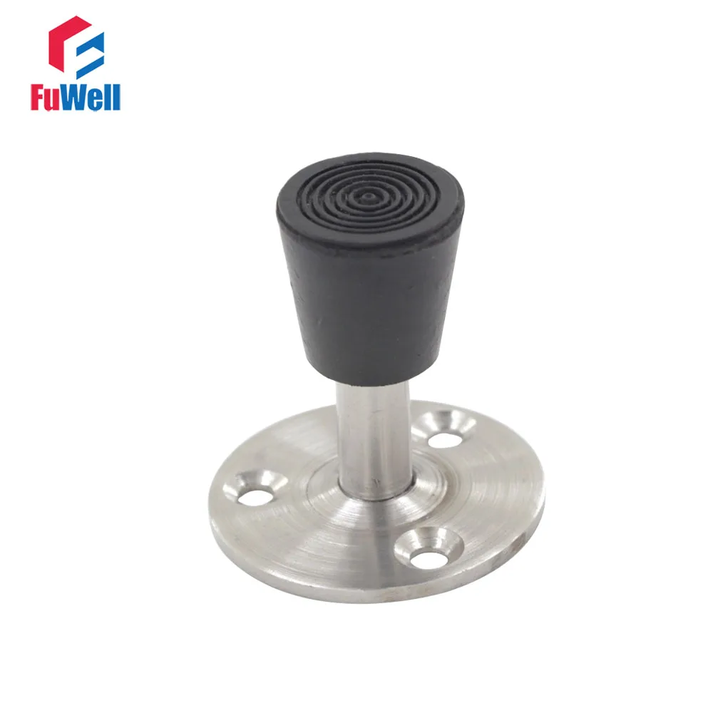 Wall Mounted Door Stops 50mm Length Stainless Steel Door Stopper