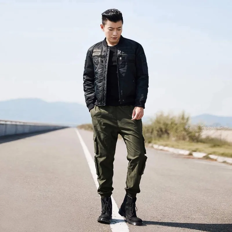  Xiaomi ULEEMARK Tooling Trousers Beam foot Sweatpants Loose Leisure Overalls Handsome Retro Trend M