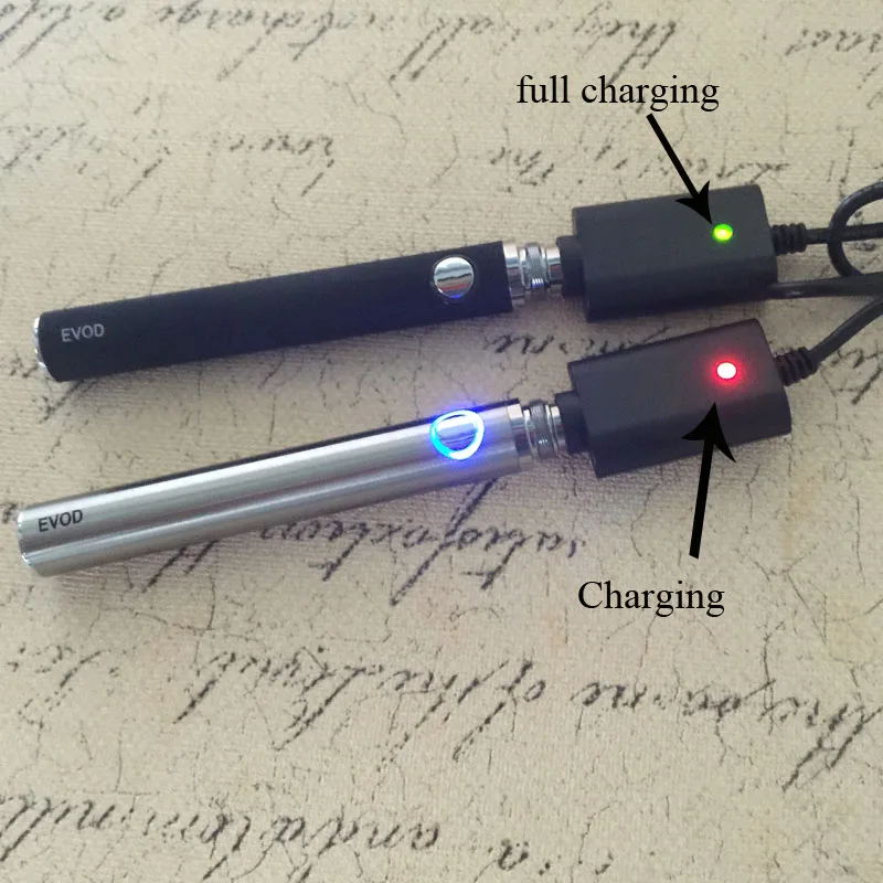 10 шт./лот Универсальное зарядное устройство с USB кабелем для вейпа резьба 510