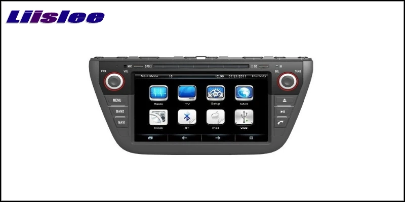 For Suzuki SX4 2013~2017 LiisLee Car Multimedia TV DVD GPS Audio Hi-Fi Radio Original Style Navigation Advanced NAV NAVI MAP2