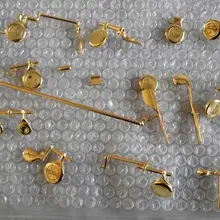 Новые запчасти для флейты позолоченные Ключи