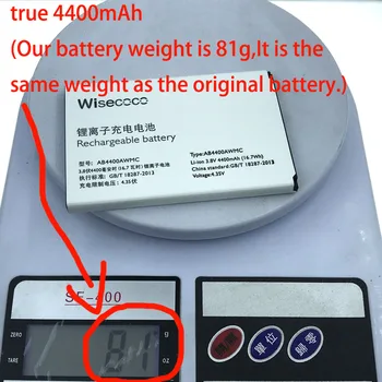 

2Pcs NEW true 4400mAh (Our battery weight is 81g instead of 65g) AB4400AWMC Battery For PHILIPS V387 Cell Phone +Tracking Number