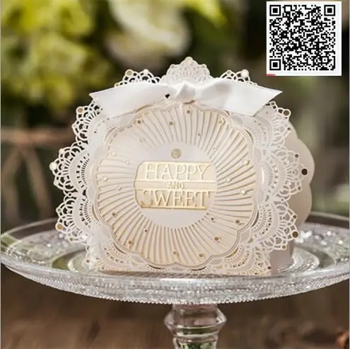 

100pcs 2017 new top grade Wedding Candy Box Gift Paper Boxes Chocolate Carton Wedding Supplies