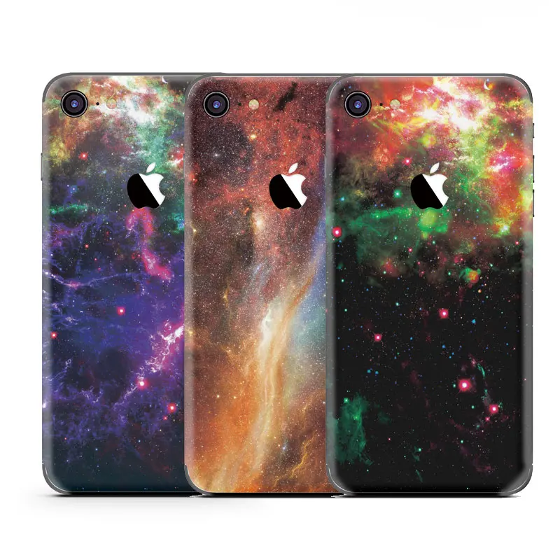 

New Cool Stickers For iPhone 7 Back Film Protective Cover Stickers For iPhone 7 Phone Color Back Film Paster Space Star Series