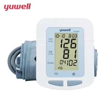 

YUWELL Arm Blood Pressure Monitor Portable Digital LCD Medical Equipment Sphygmomanometer Large Cuff Blood Pressure Meter 660B