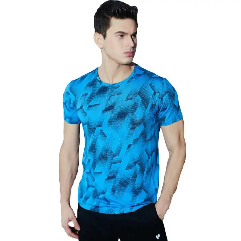 Men GYM Quick Dry Tee Sport Running Yoga Fitness Top Mens Compression Short Sleeve Basketball font