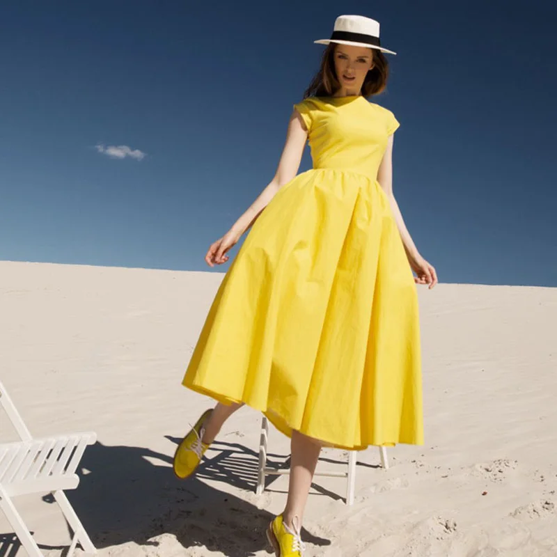 yellow designer dresses on sale