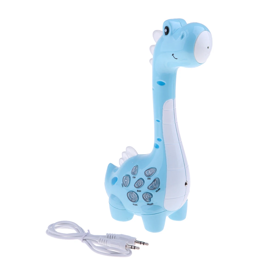 Kids Toddlers Mp3 Player Microphone Music Karaoke Toys Kidtastic Play Microphone Sounding Amplifer Toy - Dinosaur