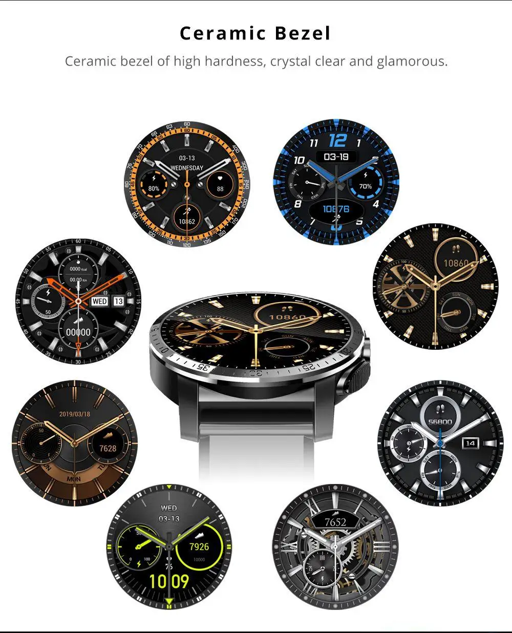 Новые водонепроницаемые Смарт-часы Makibes M3 4G MT6739 с двумя чипами, Android 7,1, камера 8 Мп, gps, 800 мА/ч, ответ на вызов, SIM, TF, умные часы