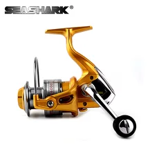 SEASHARK Ocean Rock Fishing Spinning Reel Wheel 10KG Drag Metal Spool Handle Carp Baitfeeder Large Spool Fishing Reel