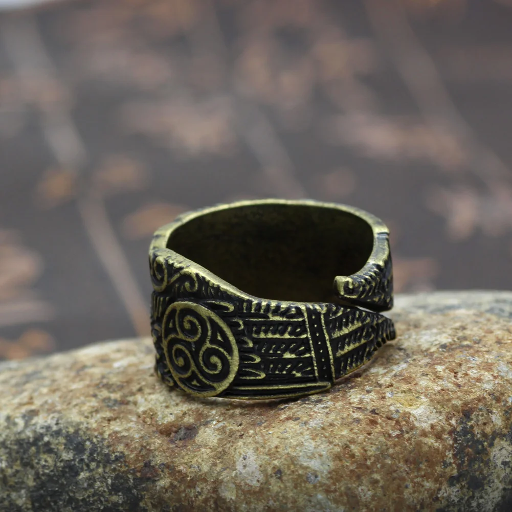 Кольца Viking Ravens кольцо Celtic Symber Triskele скандинавский норвежский Knot Anel Bague мужское
