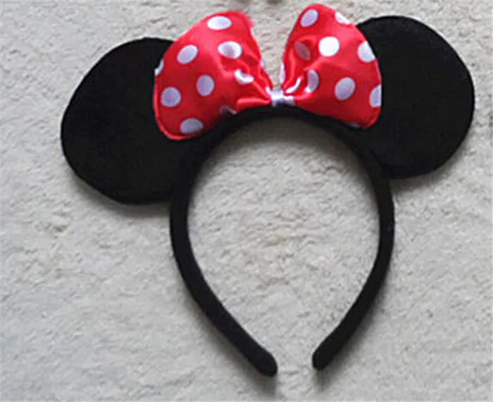 Wholesale 300pcs/lot Minnie Mouse Party Children Accessories Mickey Mouse Ear Headwearheadwear