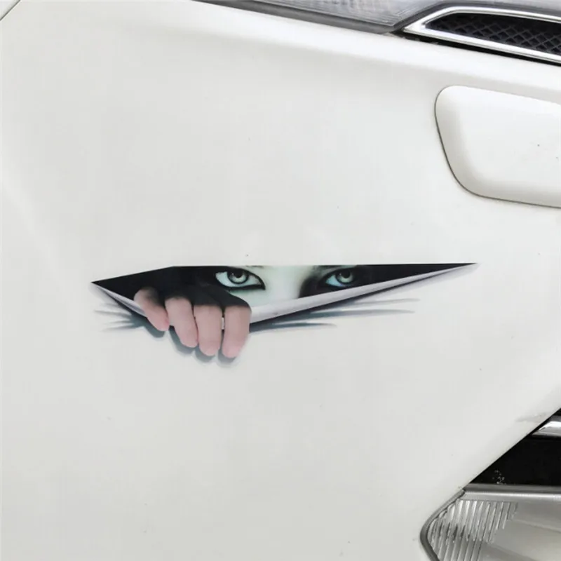 1 шт. интересные 3D глаза Пекинская наклейка монстра Voyeur Car Hoods Trunk Thriller заднего окна