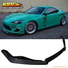 Fit For 2013 2016 FRS FR S GT86 HT Style Front Bumper Lip Carbon Fiber CF