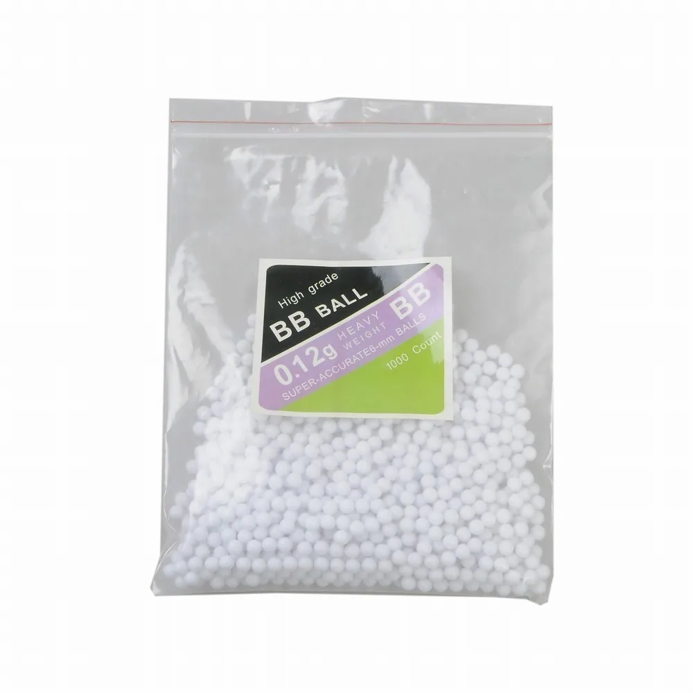 

1000Pcs Airsoft Paintball BB BBS Strikeball Bullet Egg CS War Game Combat Outdoor Hunting Tactical Ammo Accessory 0.12g/pc
